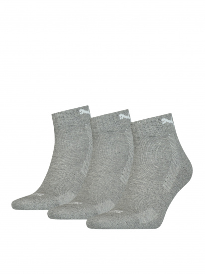 Набір шкарпеток PUMA Cushioned Quarter 3p Un модель 907943 — фото 3 - INTERTOP