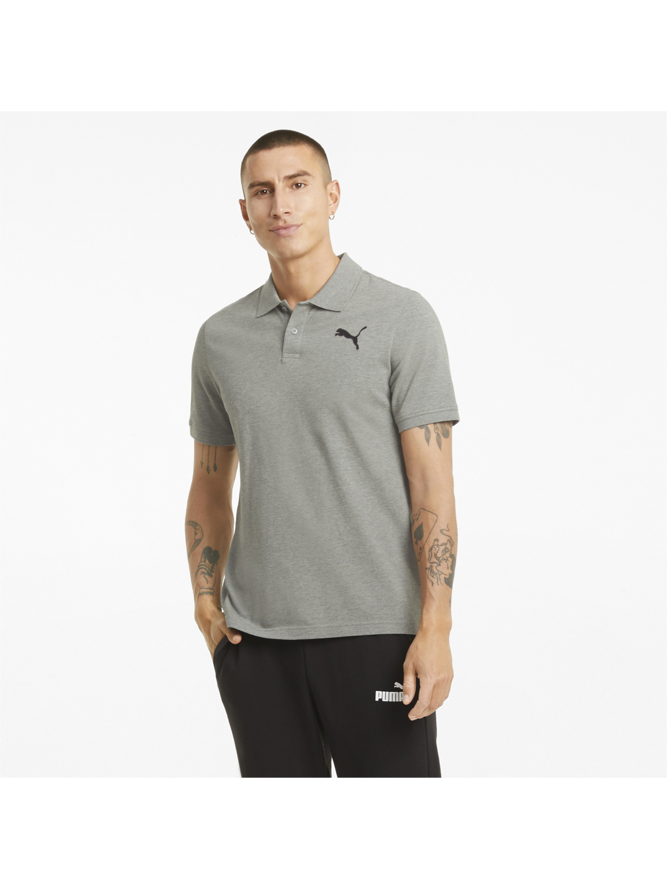 Поло PUMA Ess Pique Polo модель 586674 Фото