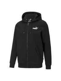 Чёрный - Кофта спортивная PUMA Ess Small Logo Fz Hoodie