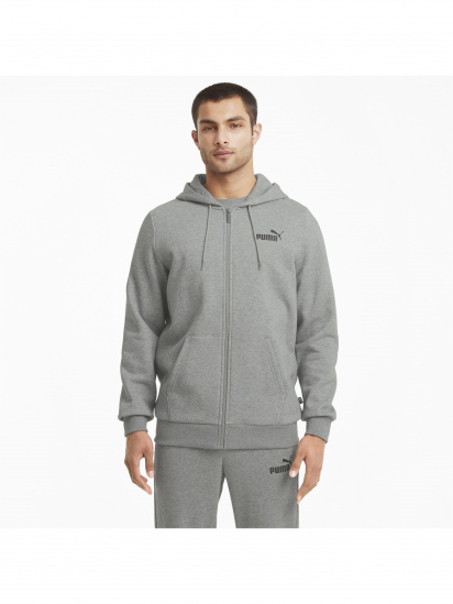 Кофта спортивна PUMA Ess Small Logo Fz Hoodie модель 586702 — фото 3 - INTERTOP