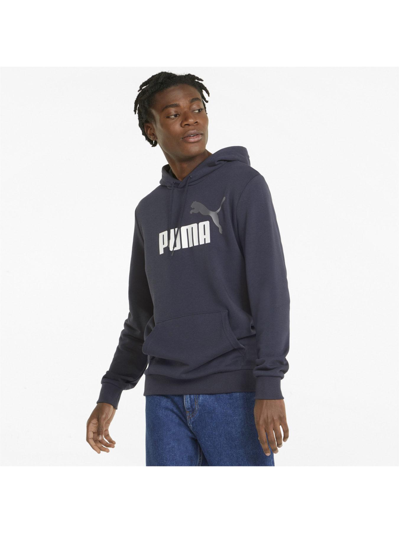 Худи PUMA Ess+ 2 Col Big Logo Hoodie модель 586765 Фото