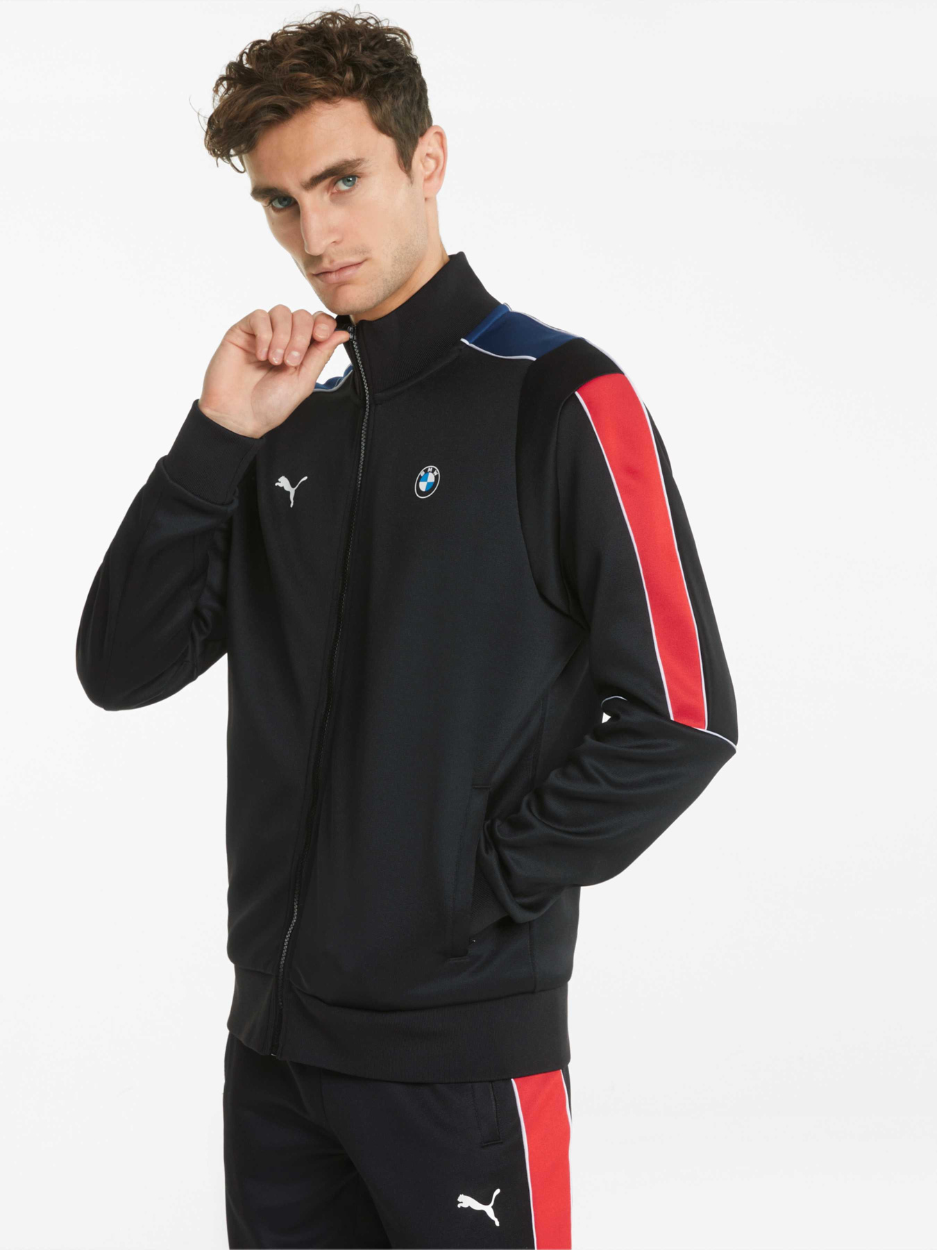 Кофта спортивна PUMA Bmw Mms T7 Track Jacket модель 533346 Фото
