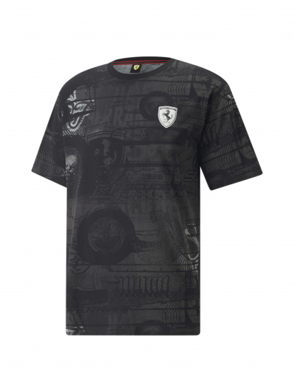 Футболка спортивна PUMA Ferrari Race Aop Tee модель 533720 - фото