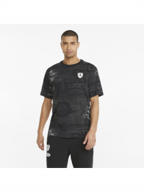 Спортивна футболка PUMA Ferrari Race Aop Tee модель 533720 Фото