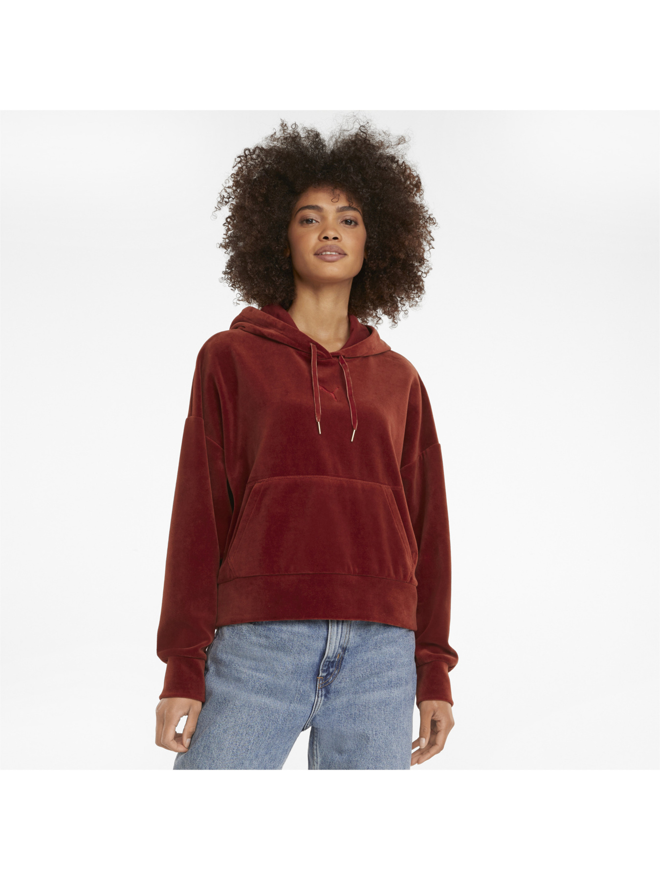Худи PUMA HER Velour Hoodie модель 589520 Фото