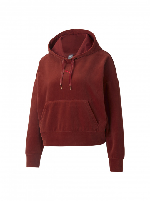 Худи PUMA HER Velour Hoodie модель 589520 Фото