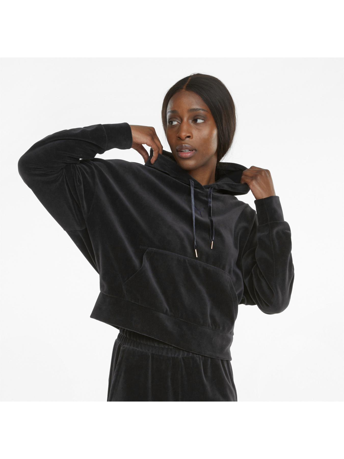 Худи PUMA HER Velour Hoodie модель 589520 Фото