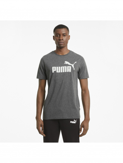 Футболка спортивна PUMA Ess Heather Tee модель 586736 — фото 3 - INTERTOP