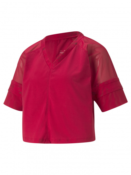 Спортивна футболка PUMA Fashion Luxe Raglan Top модель 520946 Фото