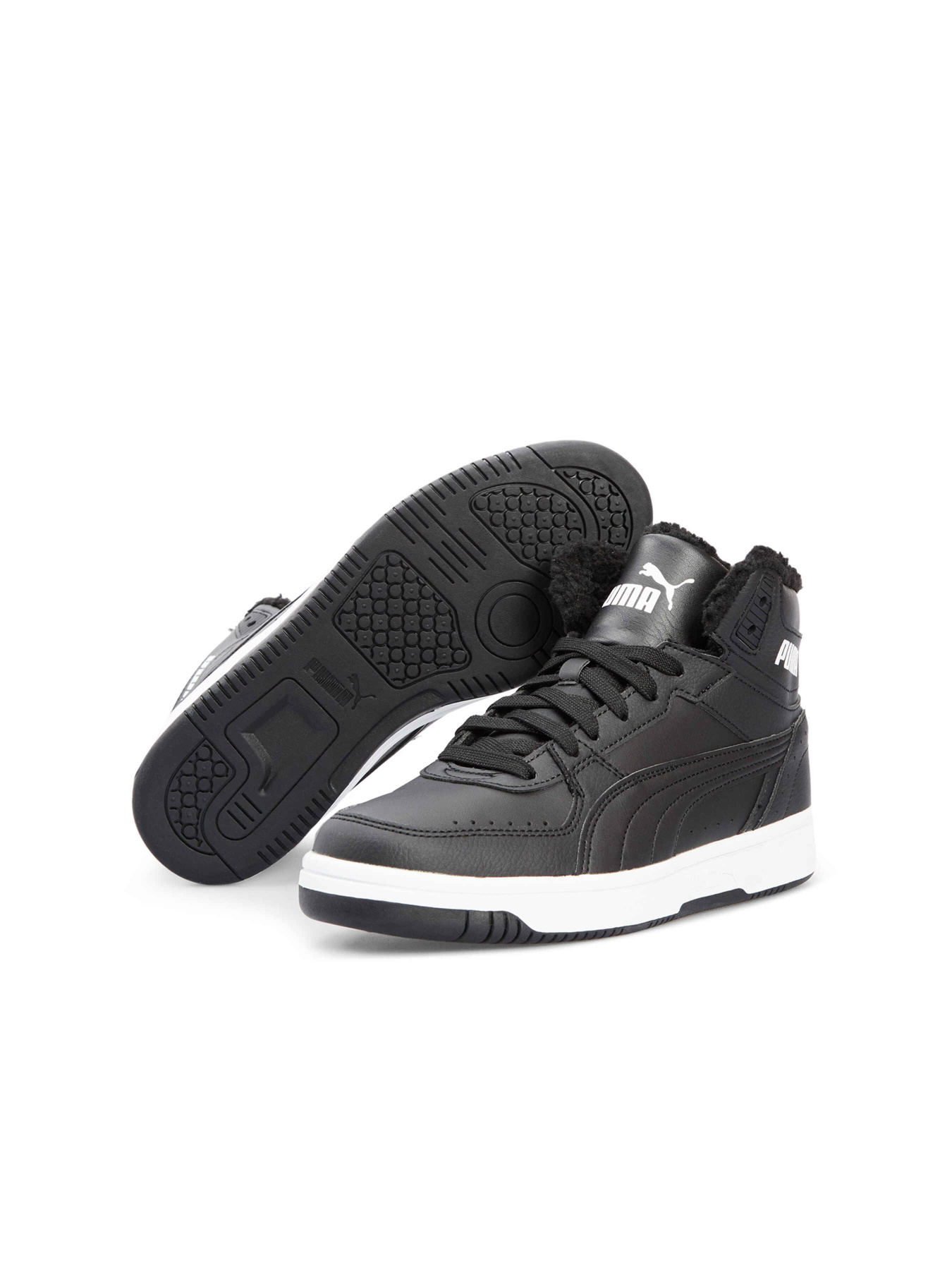 Кеды высокие PUMA Rebound Joy Fur Jr модель 375477 Фото