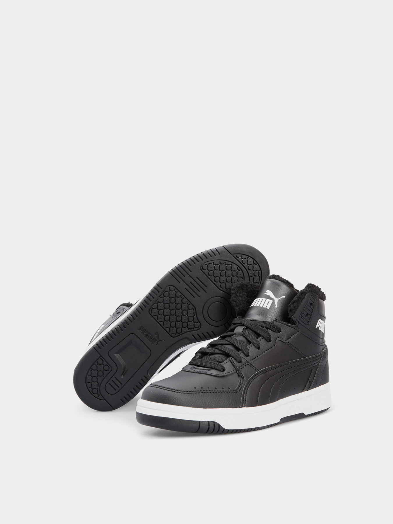 Кеды высокие PUMA Rebound Joy Fur Jr модель 375477 Фото