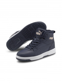 Кеды высокие PUMA Rebound Joy Fur Jr модель 375477 Фото