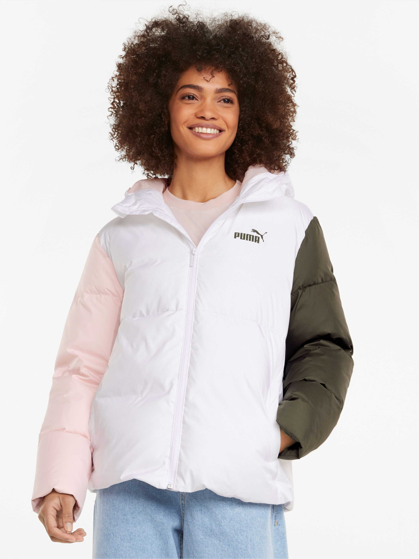 Пуховик PUMA Ess + Cb Down Jacket модель 587697 Фото