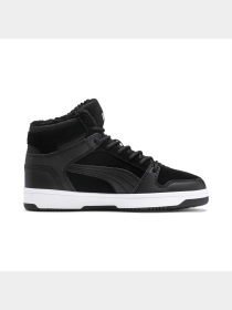 Кроссовки PUMA Rebound Layup Fur Sd Jr модель 370497 Фото