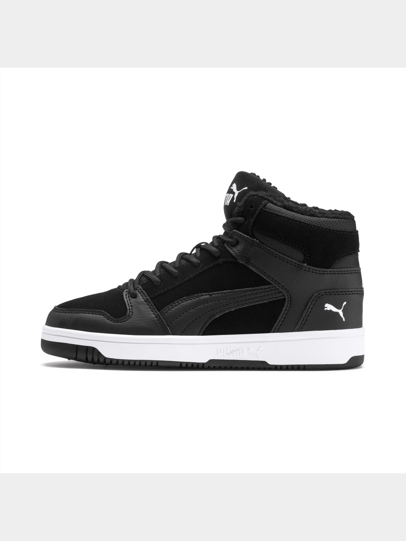 Кроссовки повседневные PUMA Rebound Layup Fur Sd Jr модель 370497 Фото