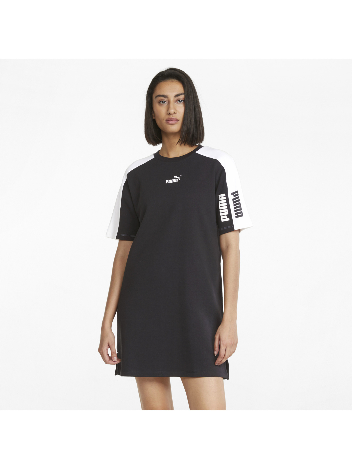 Платье-футболка PUMA Power Colorblock Tee Dress TR модель 847118 Фото