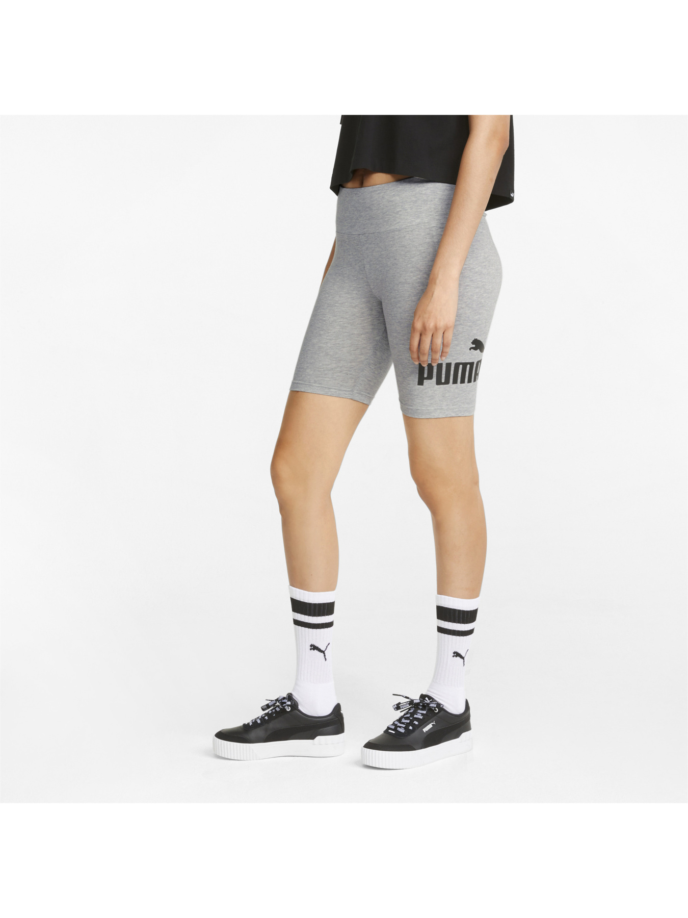 Спортивные леггинсы PUMA Ess Logo Short Leggings модель 848347 Фото