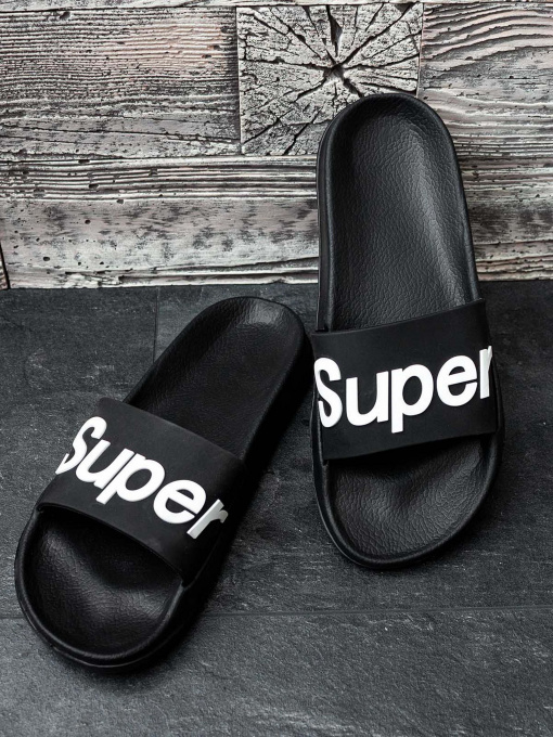 Шлепанцы ISSA Plus модель GOB2-82_black Фото