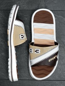 Шлепанцы ISSA Plus модель GOB2-83_brown Шлепанцы ISSA Plus модель GOB2-83_brown Фото