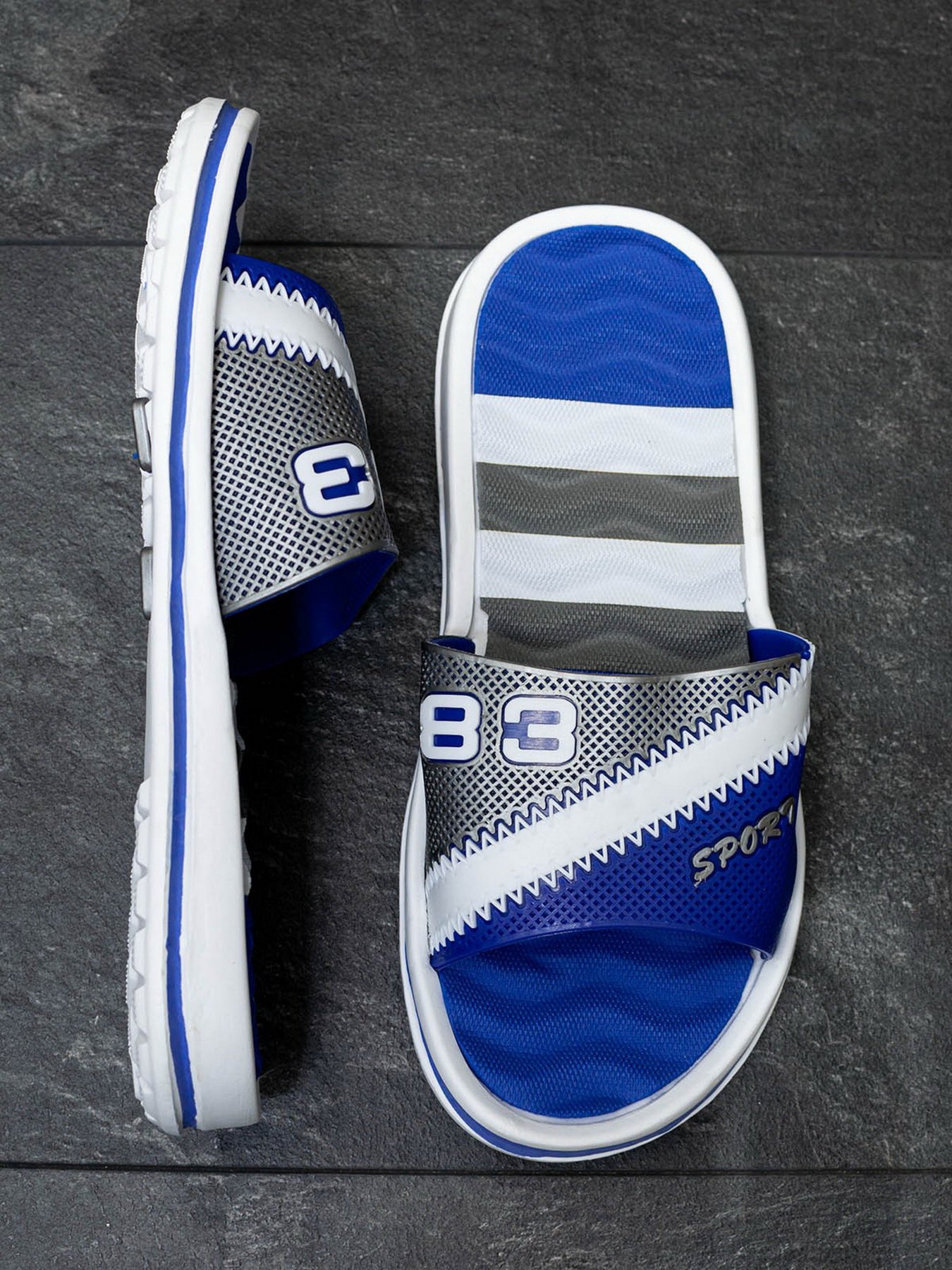 Шлепанцы ISSA Plus модель GOB2-83_blue Фото