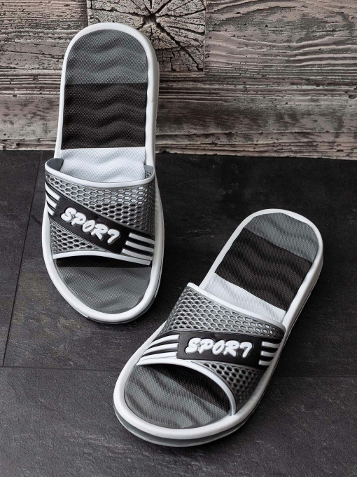 Шлепанцы ISSA Plus модель GOB2-84_grey Фото