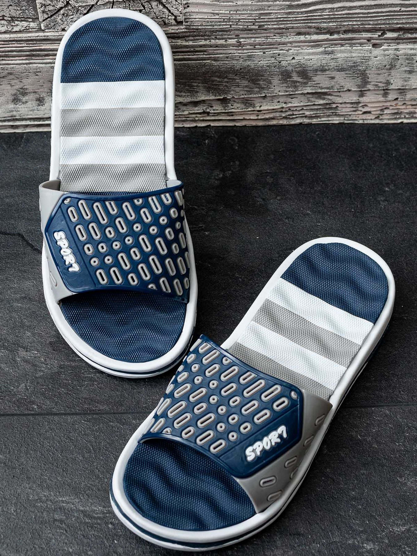 Шльопанці ISSA Plus модель GOB2-85_bluegrey Шльопанці ISSA Plus модель GOB2-85_bluegrey Фото