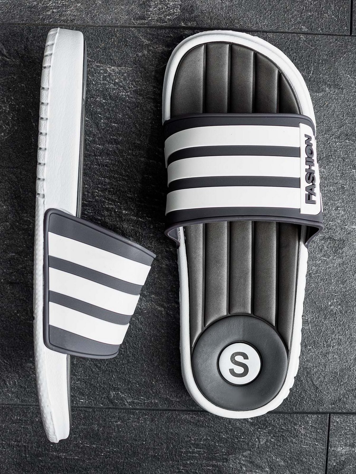 Шлепанцы ISSA Plus модель GOB2-86_grey Фото