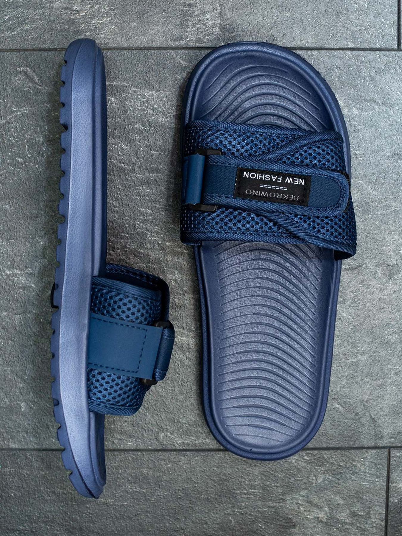 Шльопанці ISSA Plus модель GOB2-87_darkblue Фото