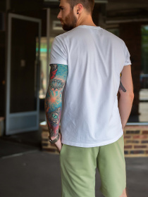 Шорты ISSA Plus модель GN-453_olive Фото