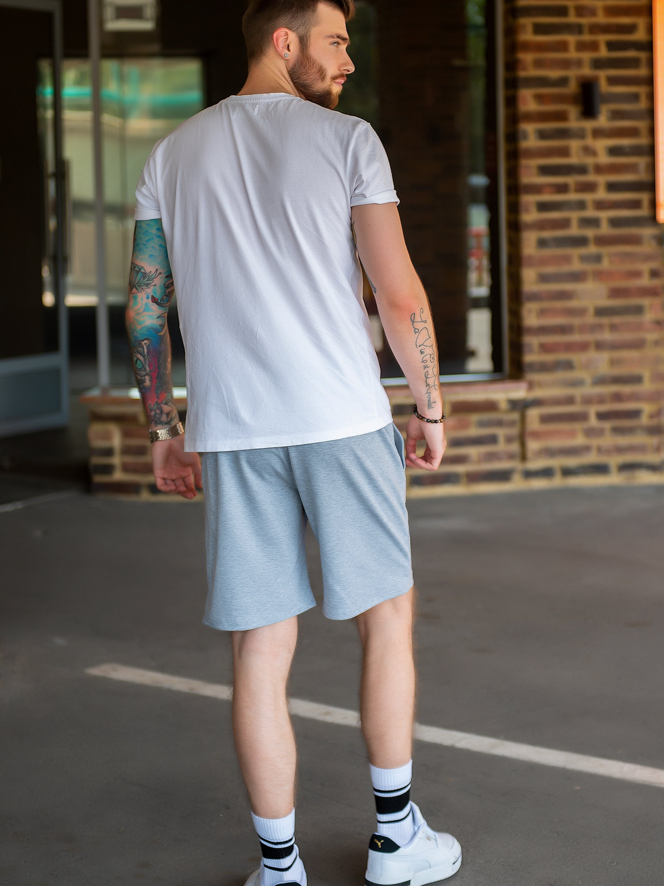 Шорти ISSA Plus модель GN-453_grey Фото