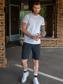 Повседневные шорты ISSA Plus модель GN-453_darkgray Повседневные шорты ISSA Plus модель GN-453_darkgray Фото