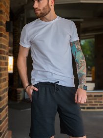 Повседневные шорты ISSA Plus модель GN-453_darkgray Повседневные шорты ISSA Plus модель GN-453_darkgray Фото