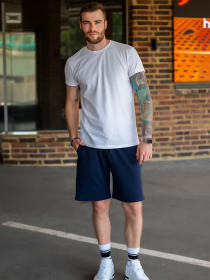 Повседневные шорты ISSA Plus модель GN-453_darkblue Повседневные шорты ISSA Plus модель GN-453_darkblue Фото