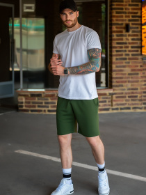 Шорты ISSA Plus модель GN-453_khaki Фото