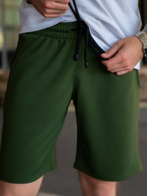 Повсякденні шорти ISSA Plus модель GN-453_khaki Фото