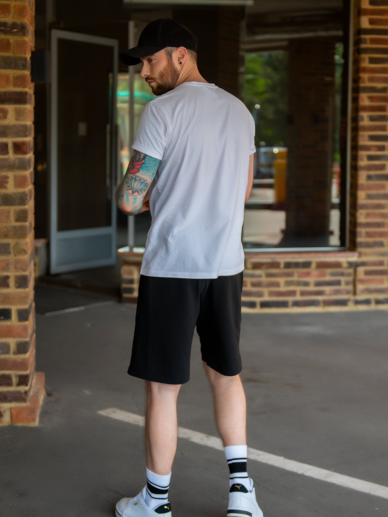 Шорты ISSA Plus модель GN-453_black Фото