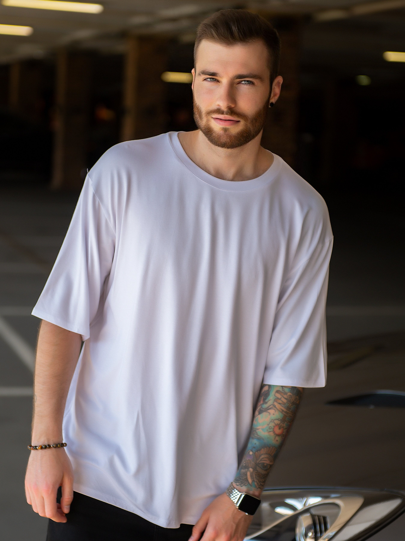 Футболка ISSA Plus модель GN-454_white Фото