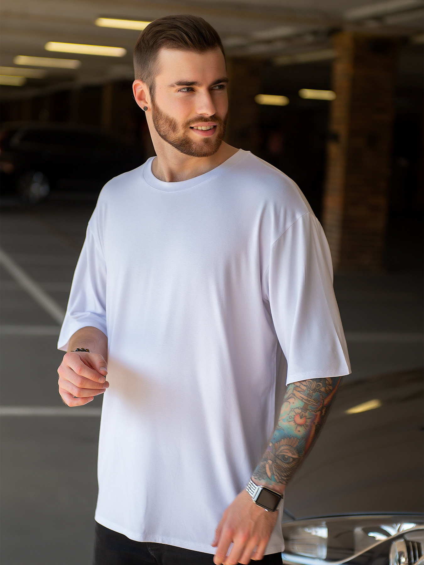 Футболка ISSA Plus модель GN-454_white Фото