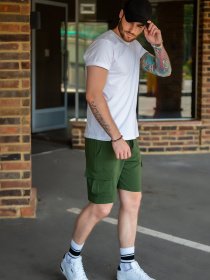 Шорты ISSA Plus модель GN-455_khaki Фото