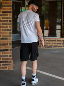 Повсякденні шорти ISSA Plus модель GN-455_black Фото