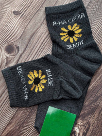 Носки и гольфы ISSA Plus модель GNS-64_grey Фото