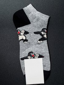 Носки ISSA Plus модель GNS-72_grey Носки ISSA Plus модель GNS-72_grey Фото