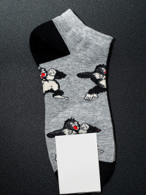 Носки ISSA Plus модель GNS-72_grey Носки ISSA Plus модель GNS-72_grey Фото