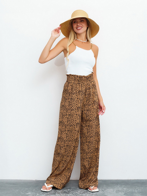 Палаццо ISSA Plus модель 13456_brown Фото