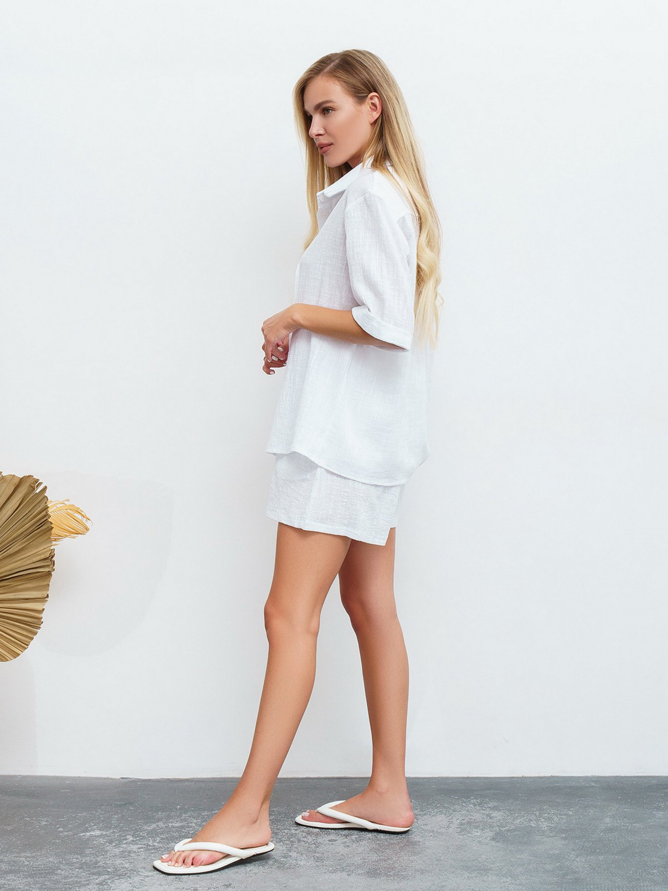 Повседневный костюм ISSA Plus модель 13458_white Фото