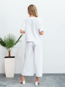 Повседневный костюм ISSA Plus модель 13459_white Фото