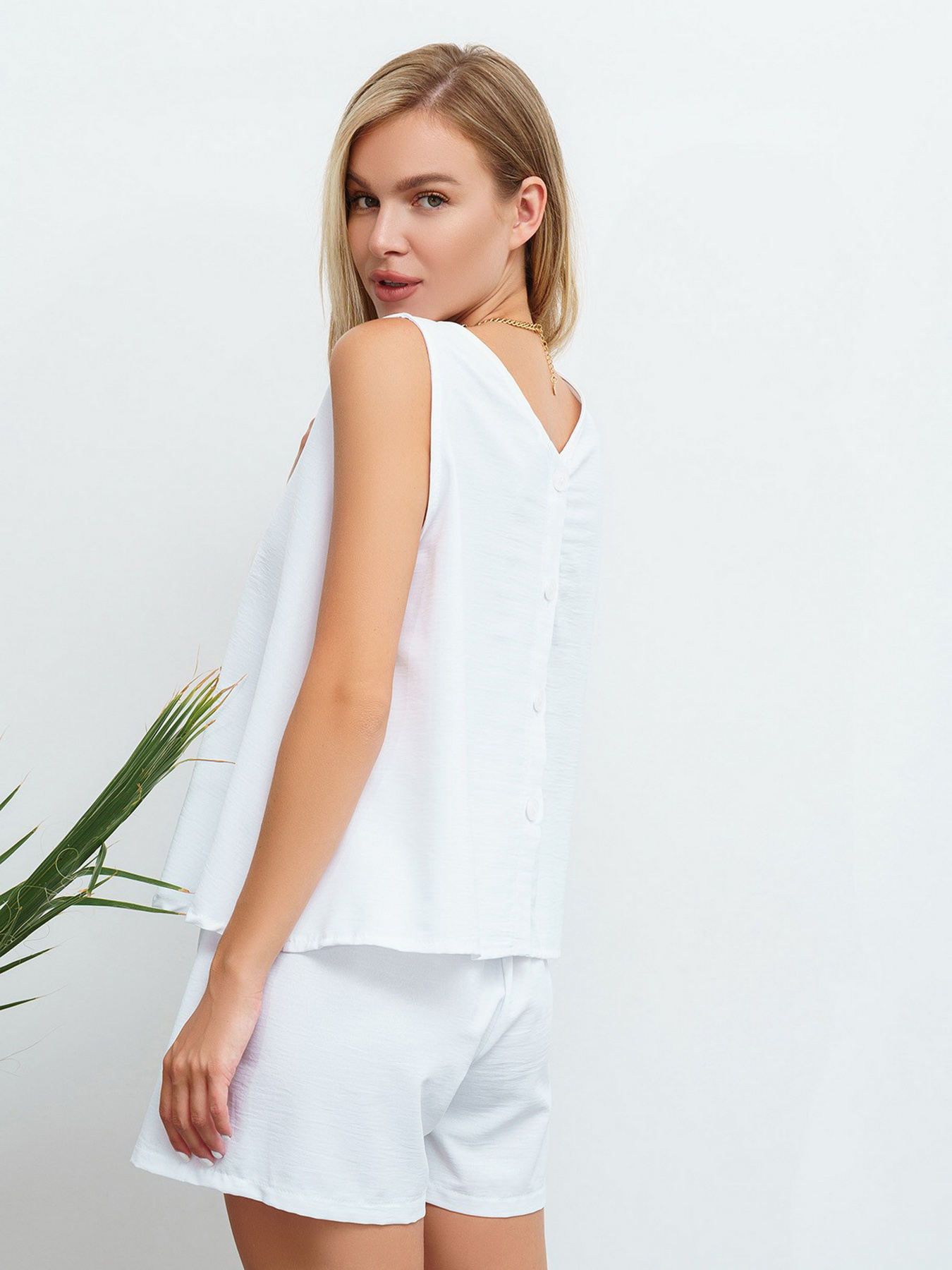 Повседневный костюм ISSA Plus модель 13460_white Фото