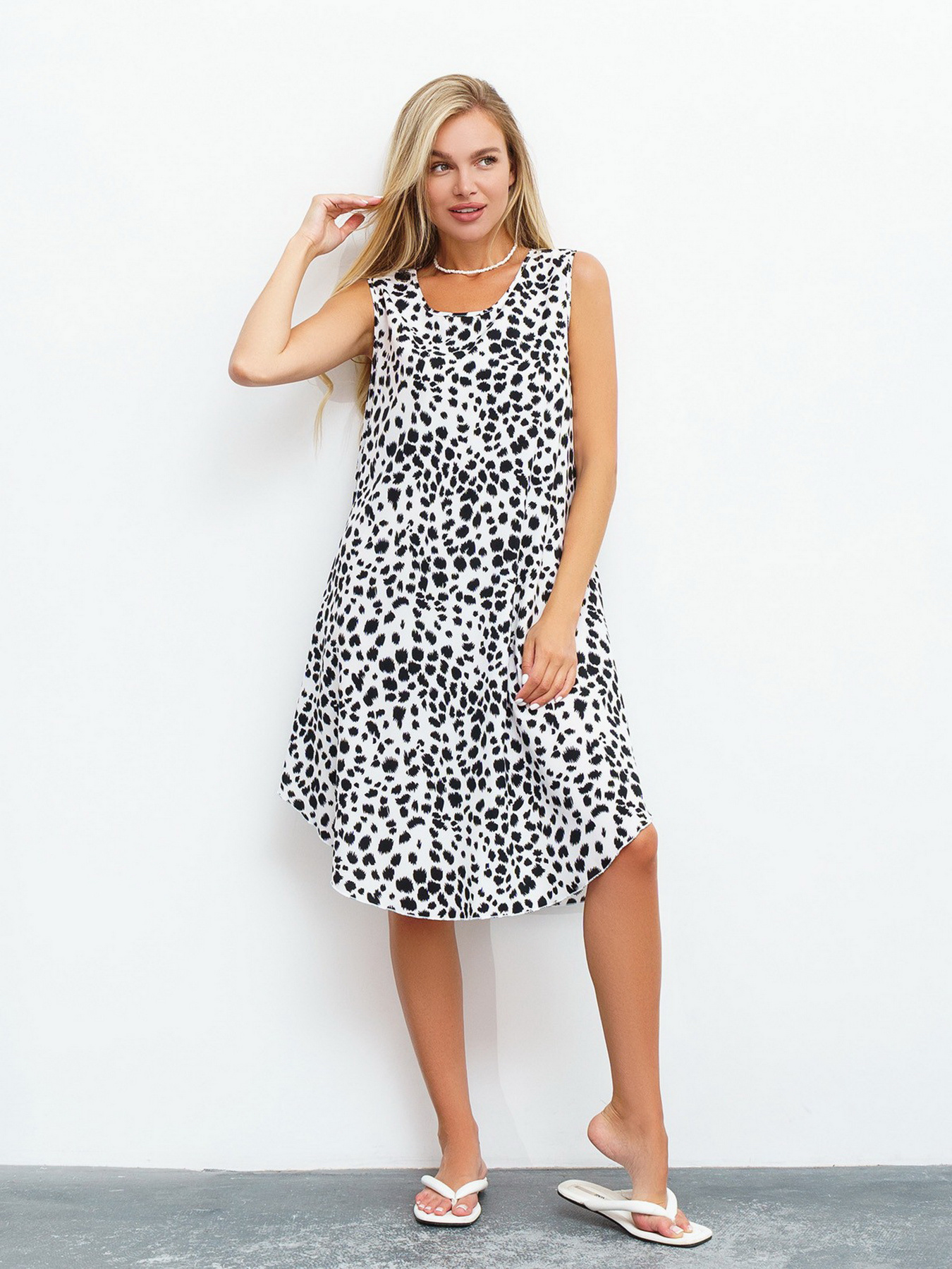 Сарафан ISSA Plus модель 13461_white Фото