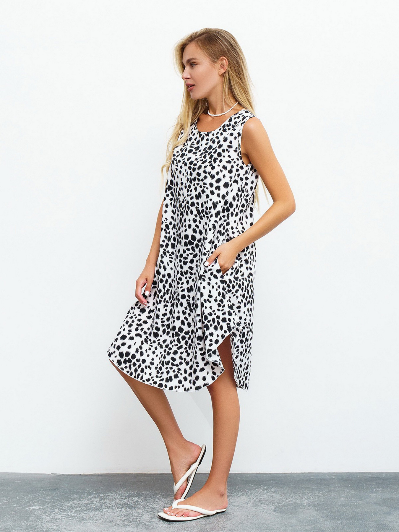 Сарафан ISSA Plus модель 13461_white Фото