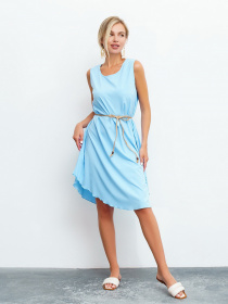 Сарафан ISSA Plus модель 13462_blue Фото